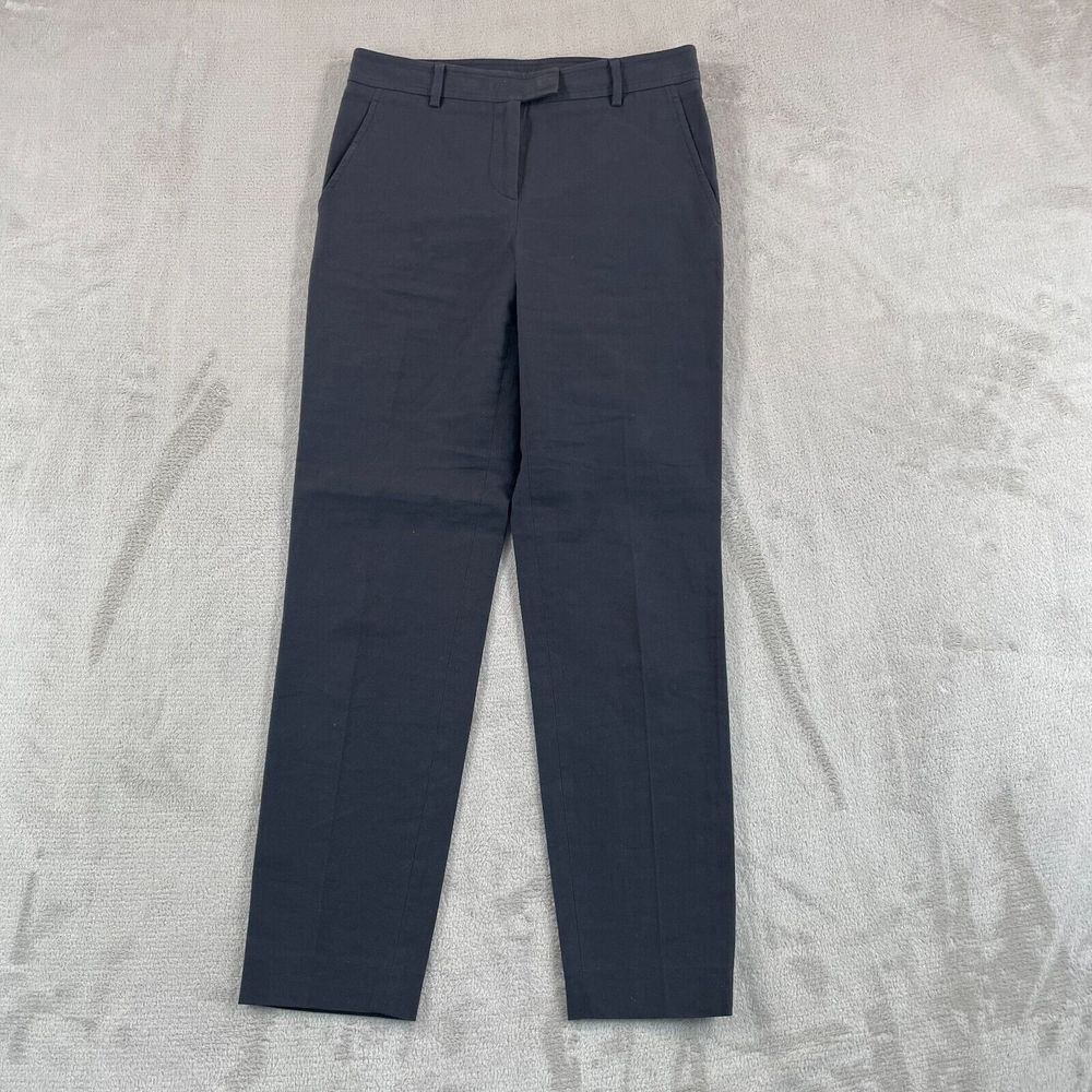 M MISSONI Pants Trousers Women 29x28 Black Linen Blend‎ Tapered Leg Designer